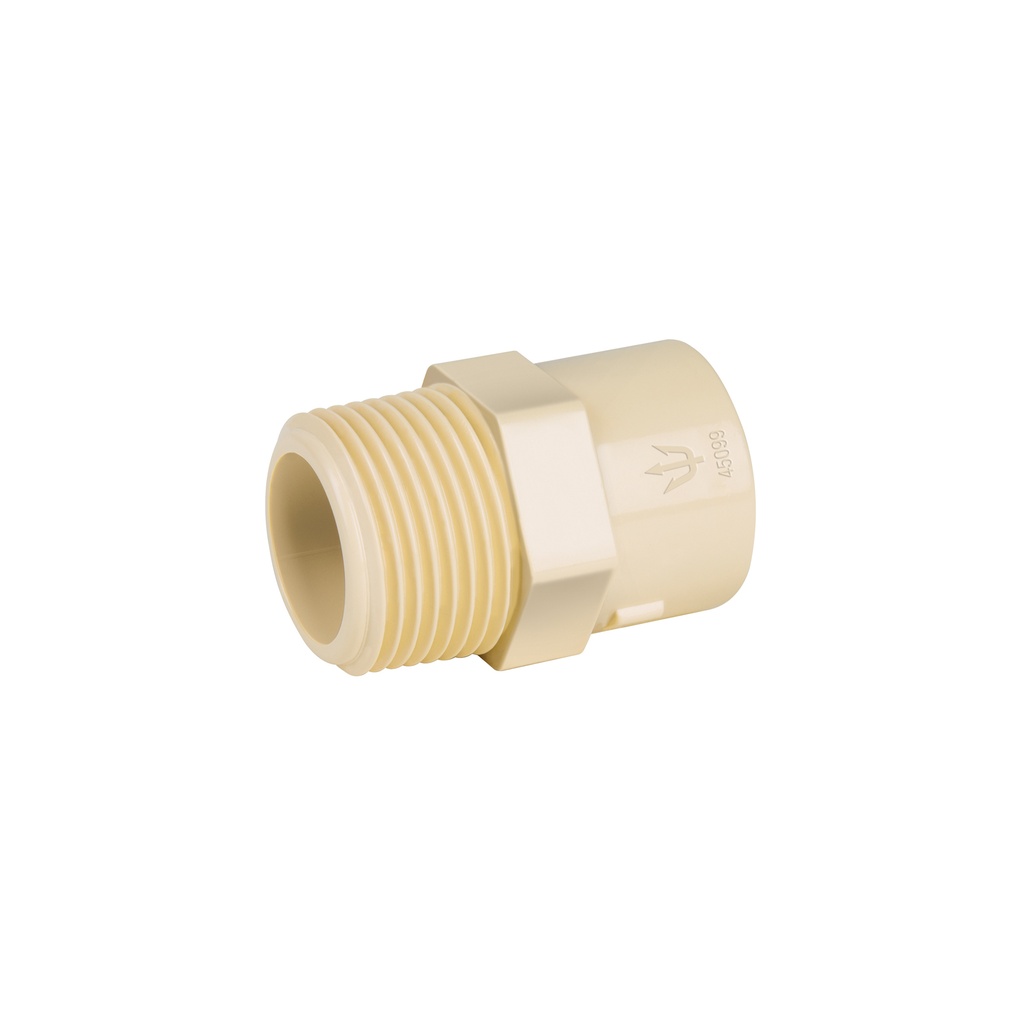 [CPVC-612] Conector macho de CPVC 3/4', FOSET