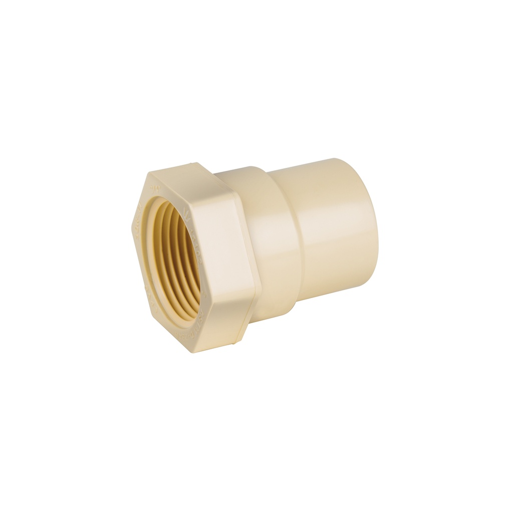 [CPVC-602] Conector hembra de CPVC 3/4", Foset