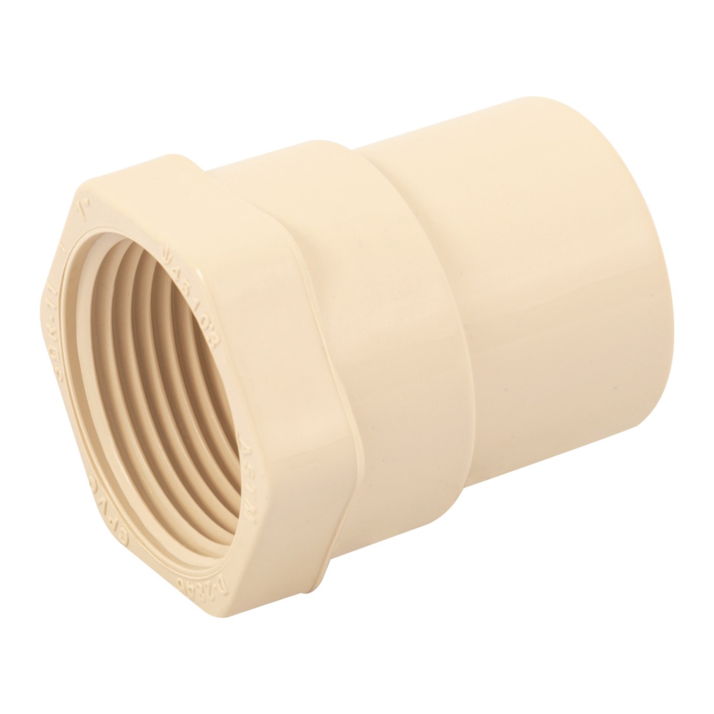 [CPVC-603] Conector hembra de CPVC 1', FOSET