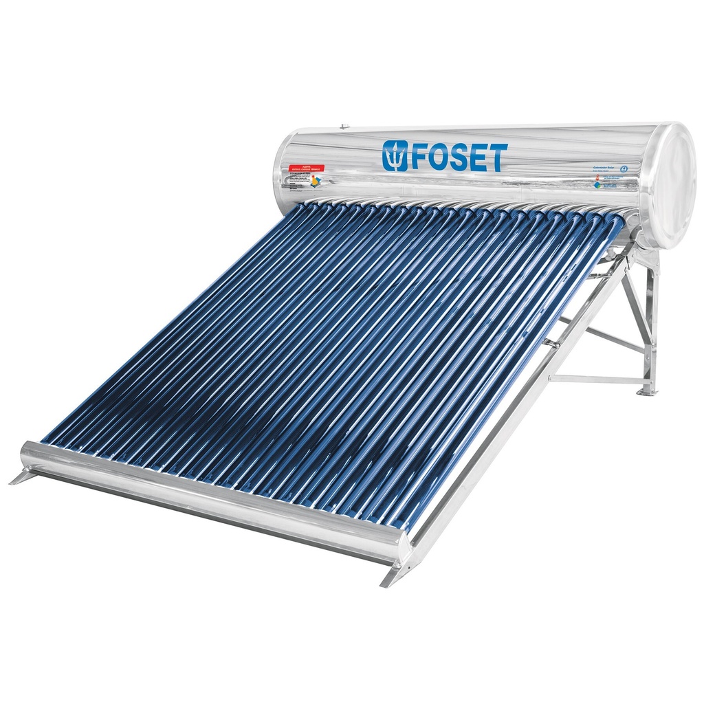 [CALE-20S] Calentador solar de agua, 20 tubos, 240L, 7 personas, Foset