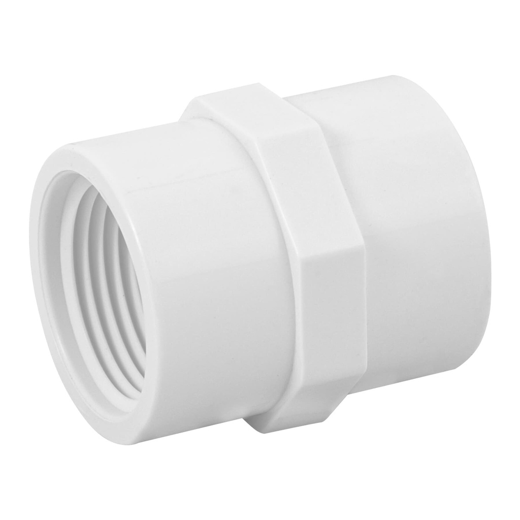 [PVC-601] Adaptador hembra de PVC 1/2", Foset