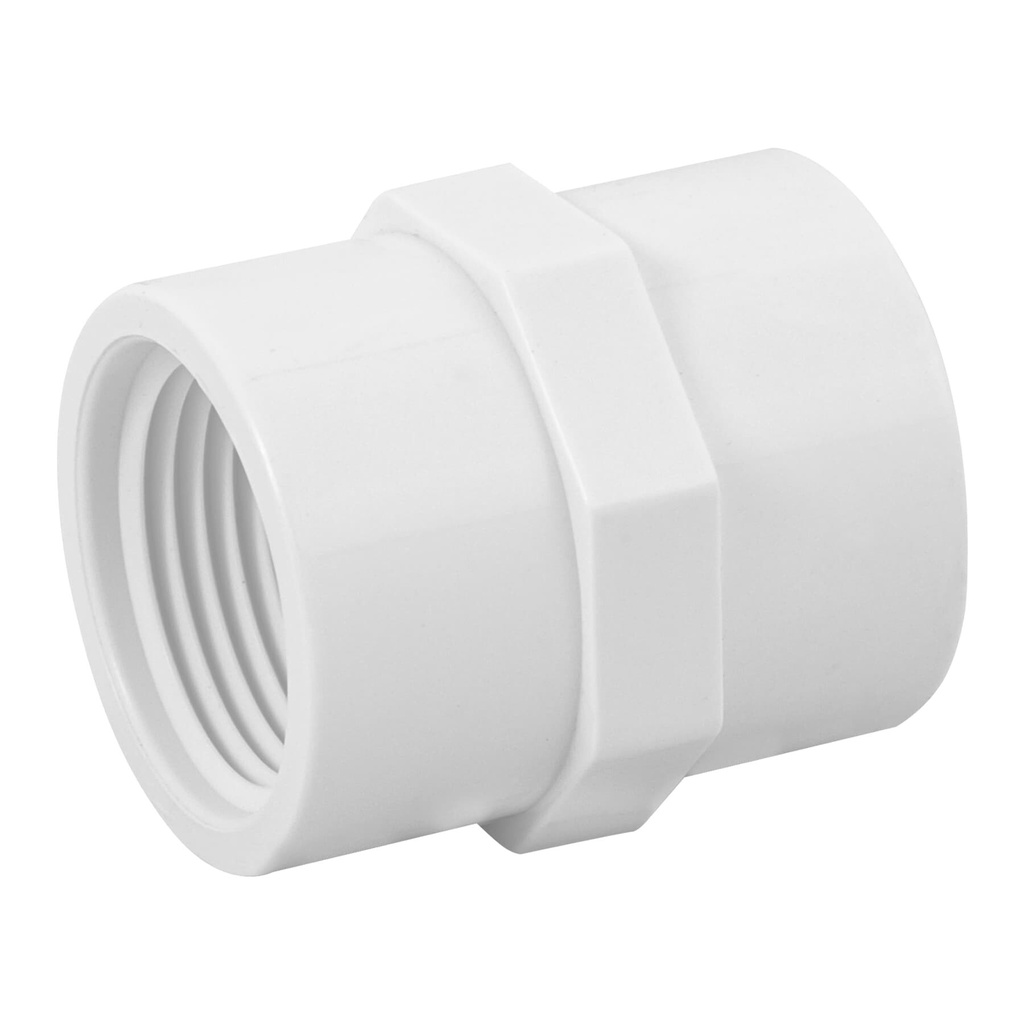 [PVC-602] Adaptador hembra de PVC 3/4", Foset