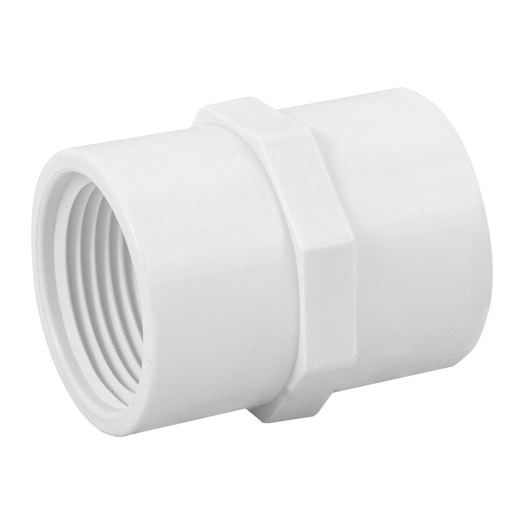 [PVC-603] Adaptador hembra de PVC 1", Foset
