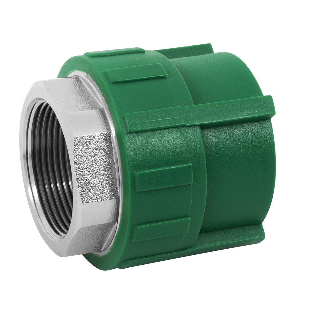 Adaptador PPR 1-1/2" hembra con inserto metálico, Foset