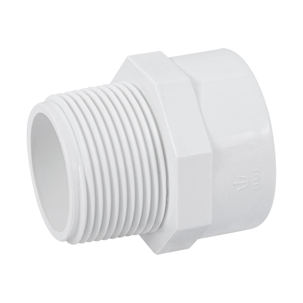 [PVC-614] Adaptador macho de PVC de 1-1/4", Foset