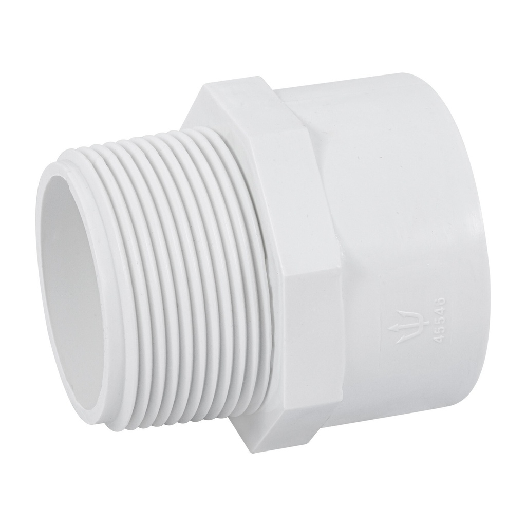 [PVC-615] Adaptador macho de PVC de 1-1/2", Foset