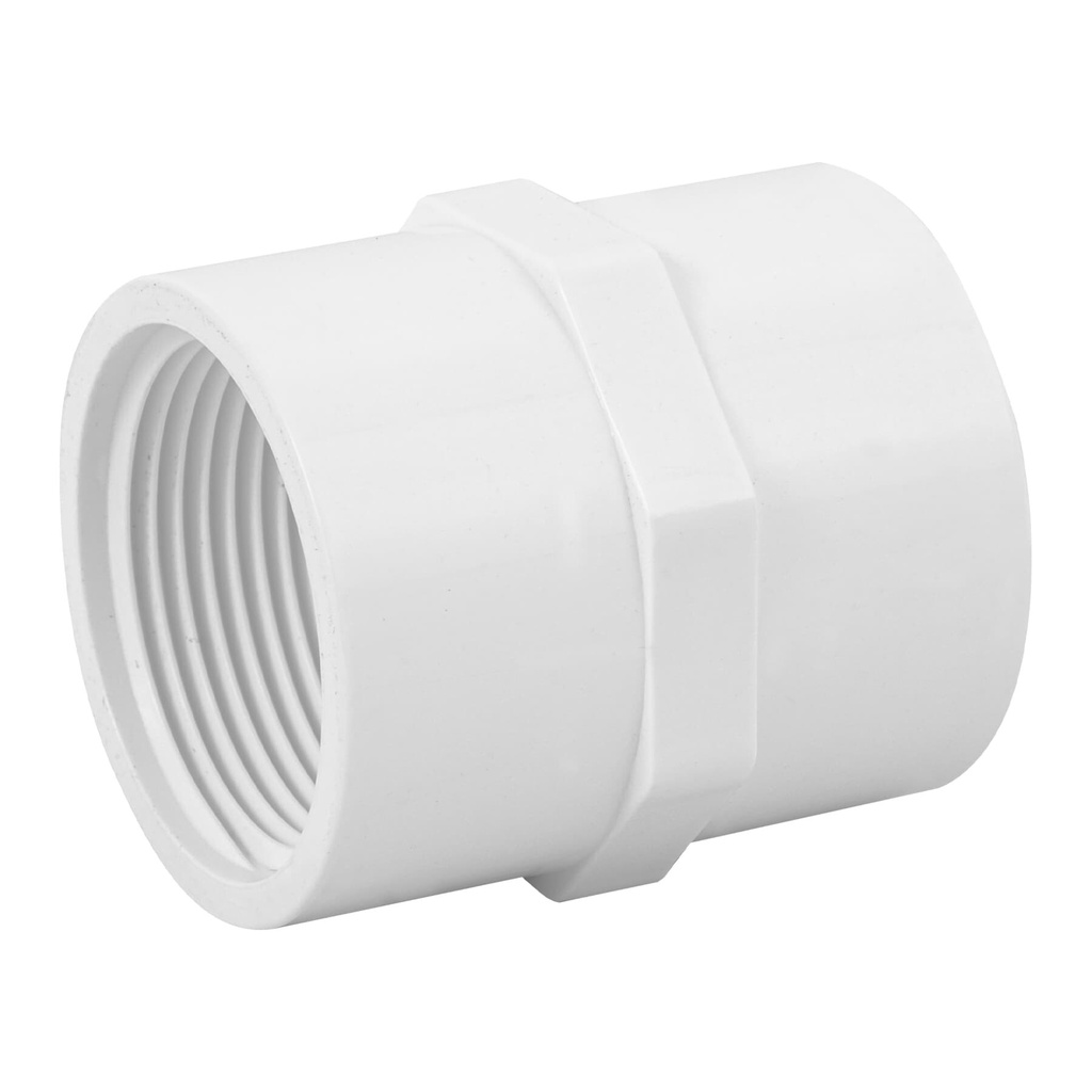 [PVC-604] Adaptador hembra de PVC 1-1/4', FOSET