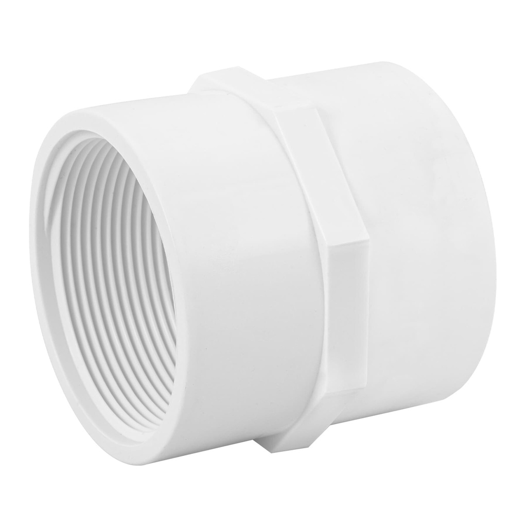 [PVC-606] Adaptador hembra de PVC, 2', FOSET