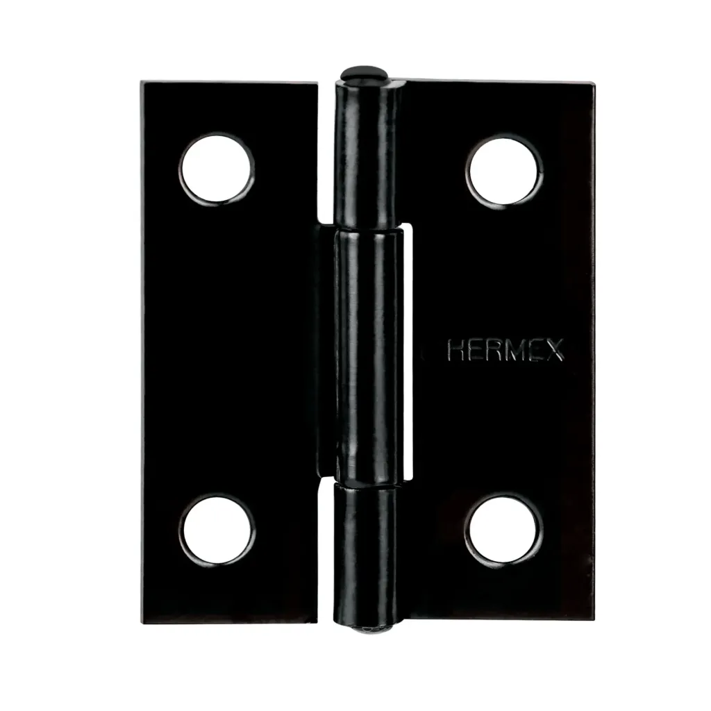 [BR-156] Bisagra rectangular 1-1/2' negra, HERMEX