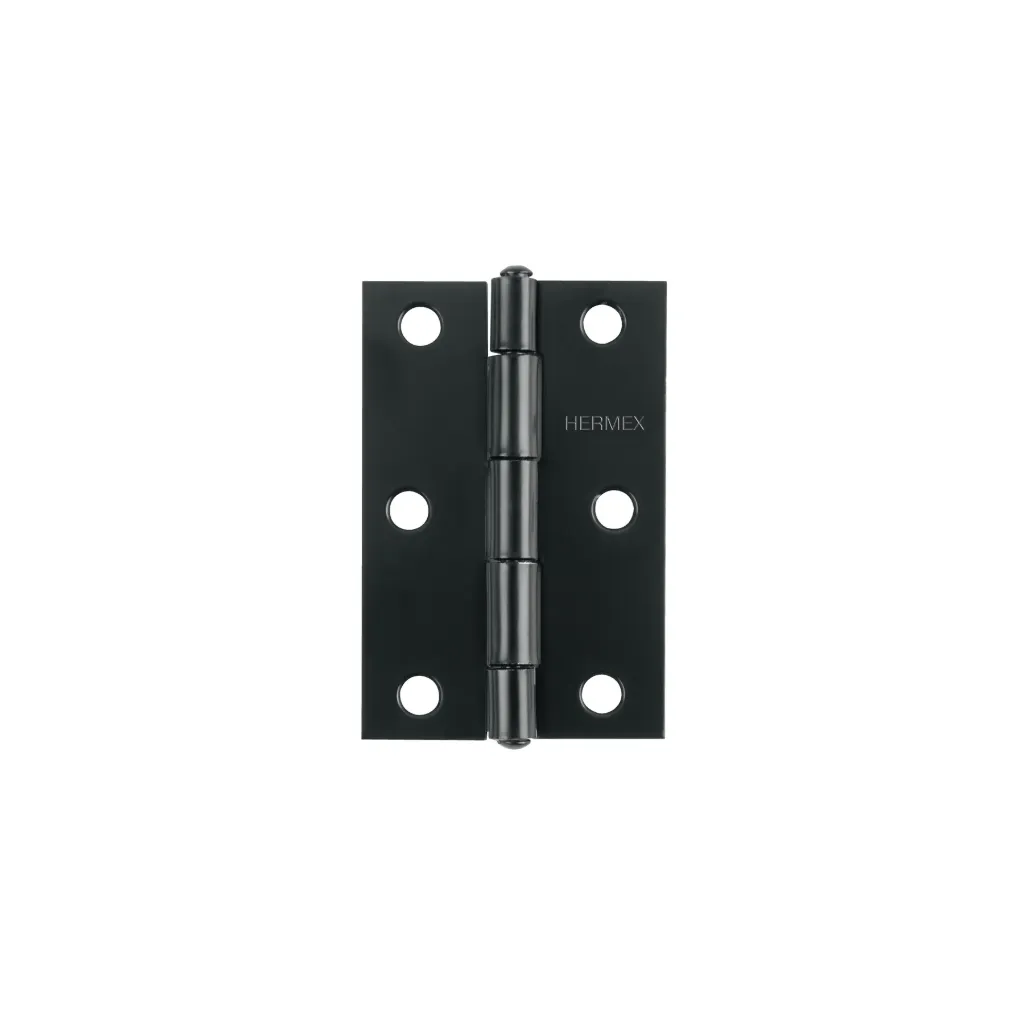 [BR-306] Bisagra rectangular 3' negra, HERMEX