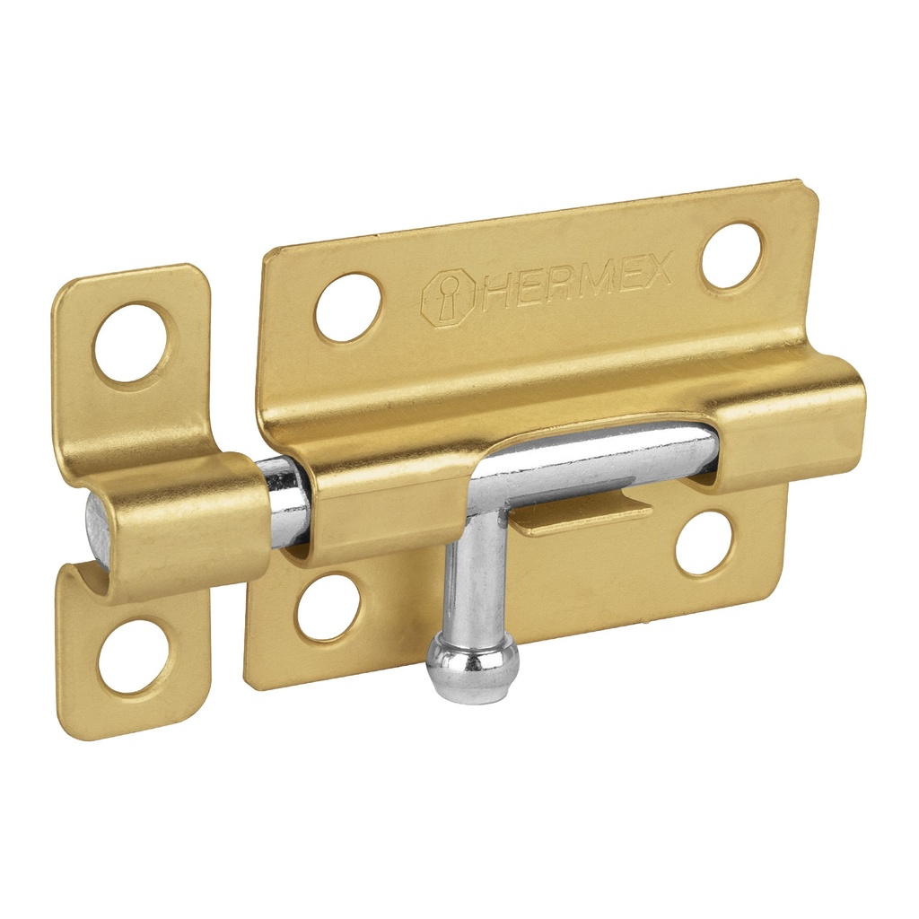 Pasador de barril de acero latón 3", Hermex