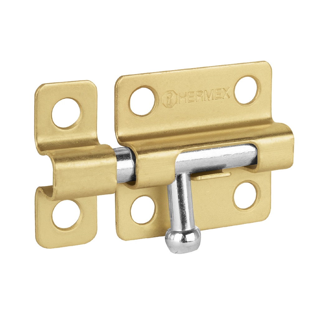 [PAS-21] Pasador de barril de acero latón 2", Hermex