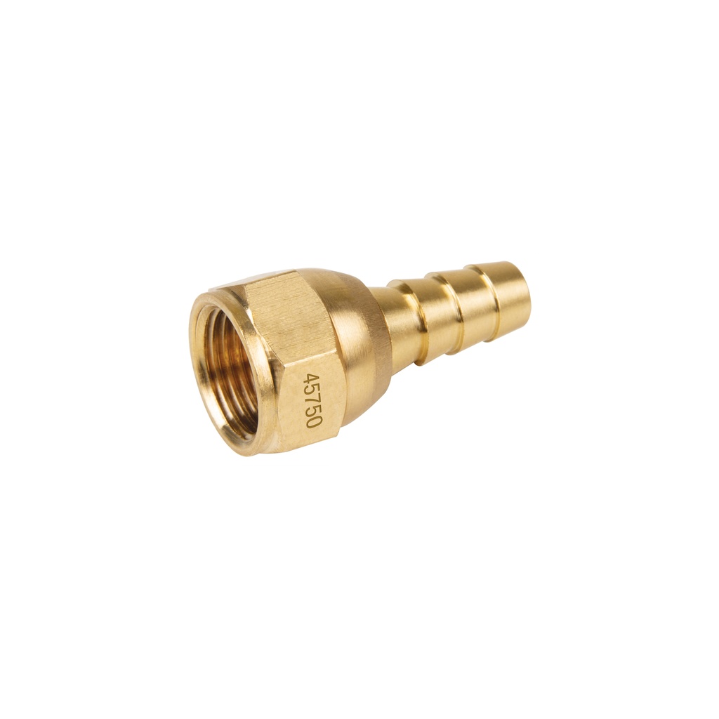 [CLG-3/8L] Cople espiga (tuerca loca) de latón, 3/8', FOSET