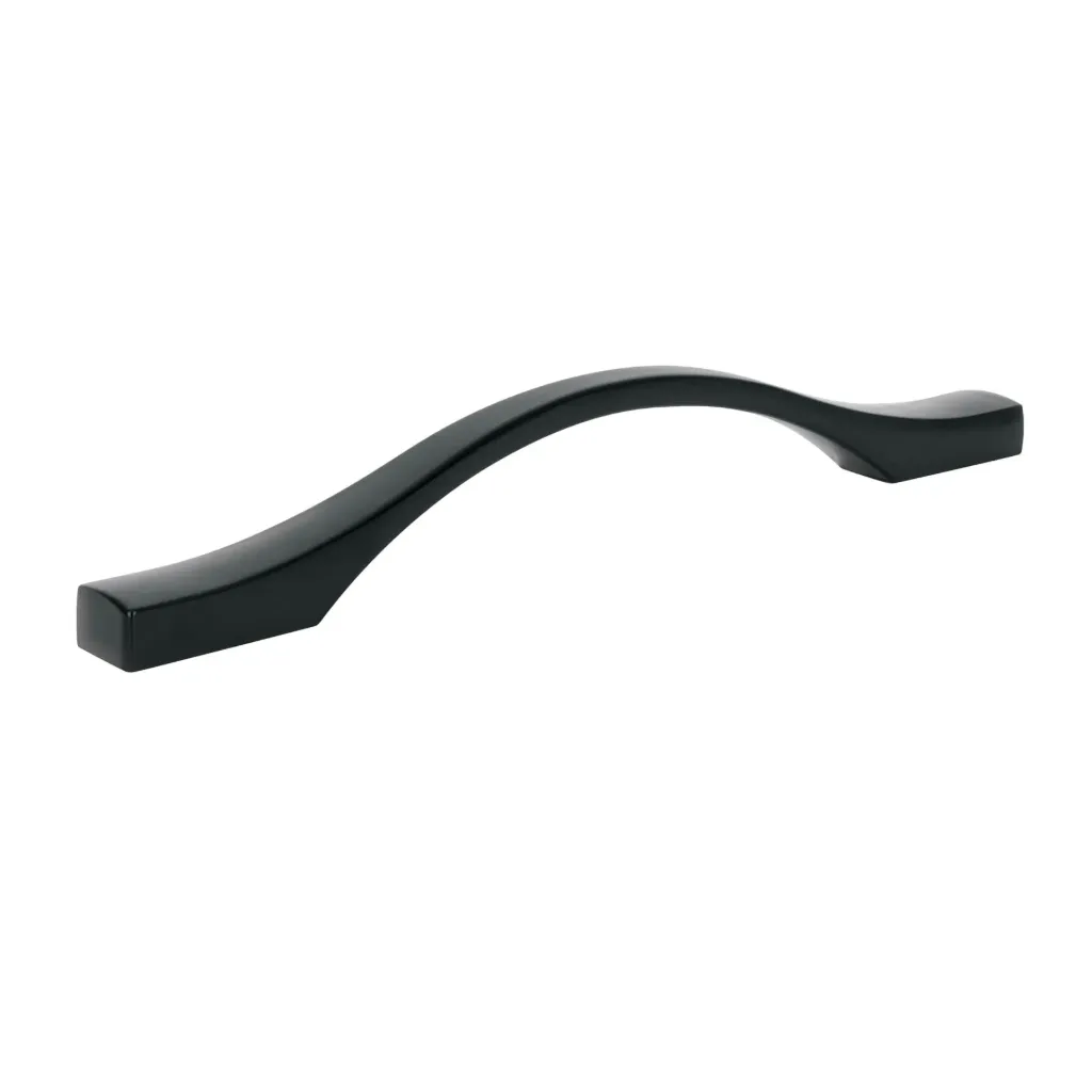 Jaladera de 128mm, línea Segovia, negro, HERMEX