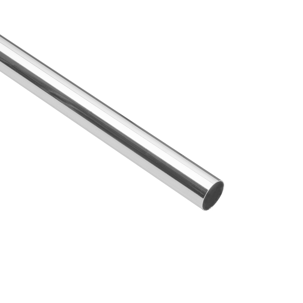 [TR-512] Tubo redondo para clóset,1.2 m, acero cromado, HERMEX