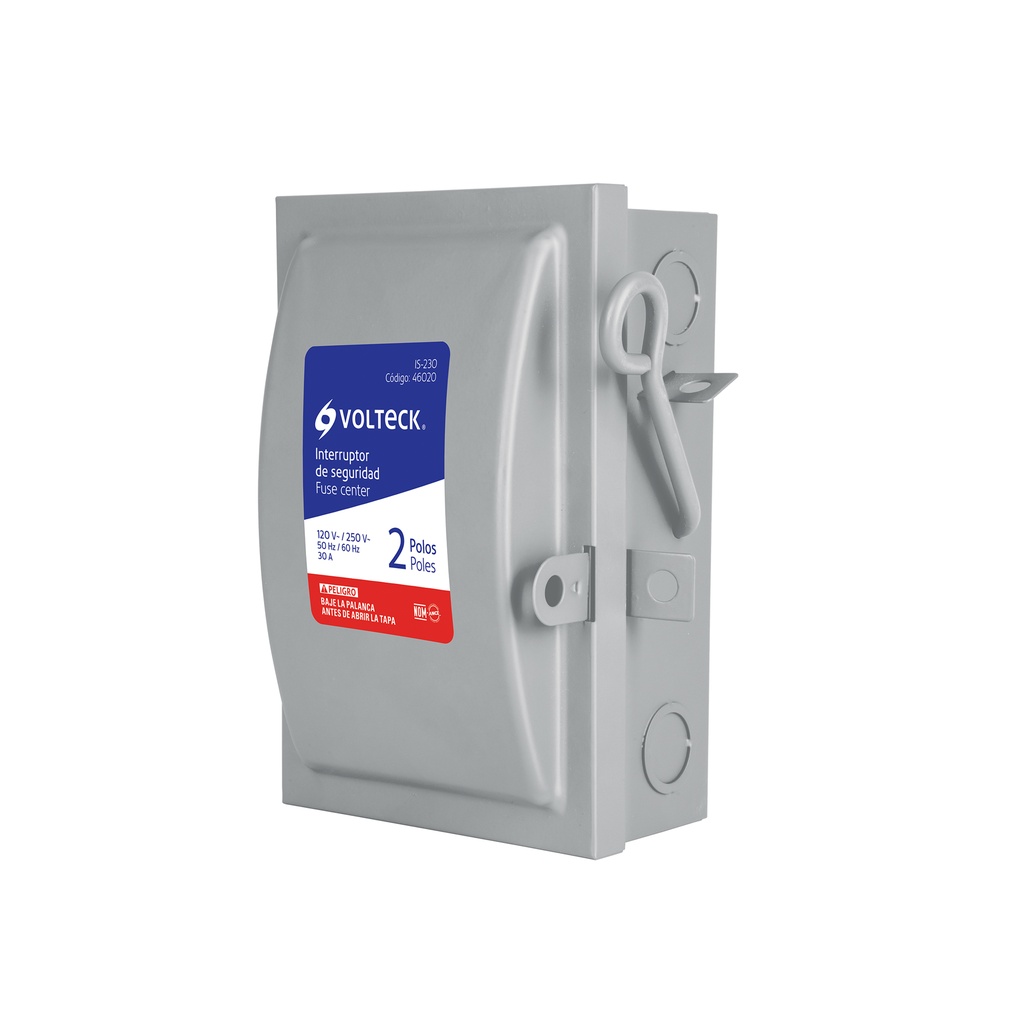 [IS-230] Interruptor de seguridad 2 polos, 30 A, Volteck