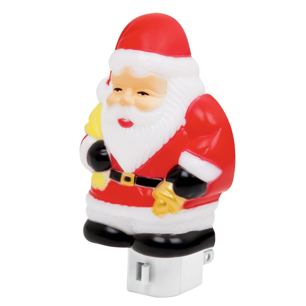 [LUZ-07] Luz de noche con lámpara E12, Santa Claus, VOLTECK