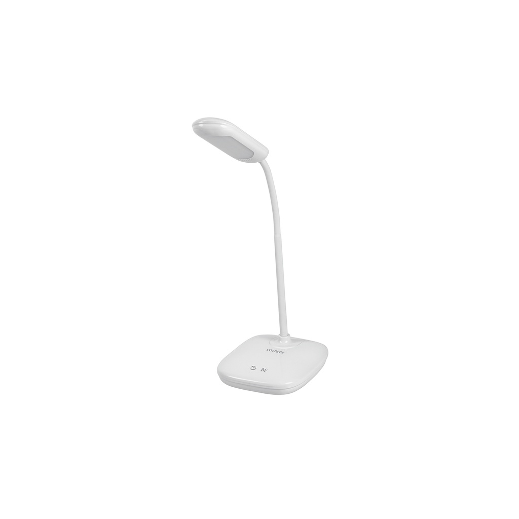 [LES-100L] Lámpara de LED 5W cuello flexible para escritorio, VOLTECK