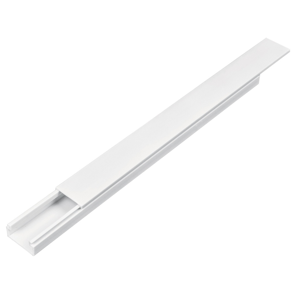 [CAN-1020A] Canaleta de 1 vía 10 x 20 mm, con adhesivo, VOLTECK