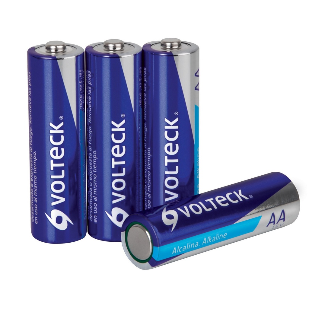 [AL-AA] Blíster con 4 pilas alcalinas AA, VOLTECK