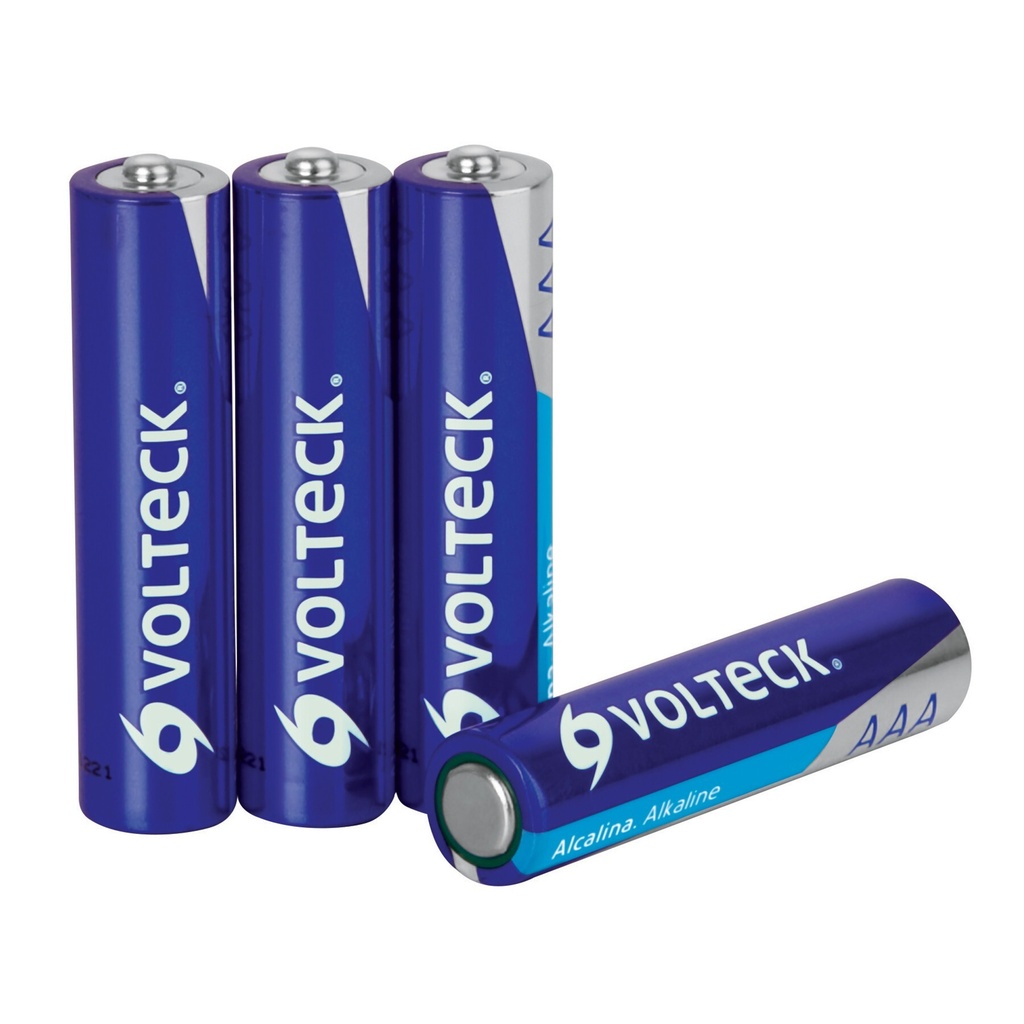 [AL-AAA] Blíster con 4 pilas alcalinas AAA, VOLTECK