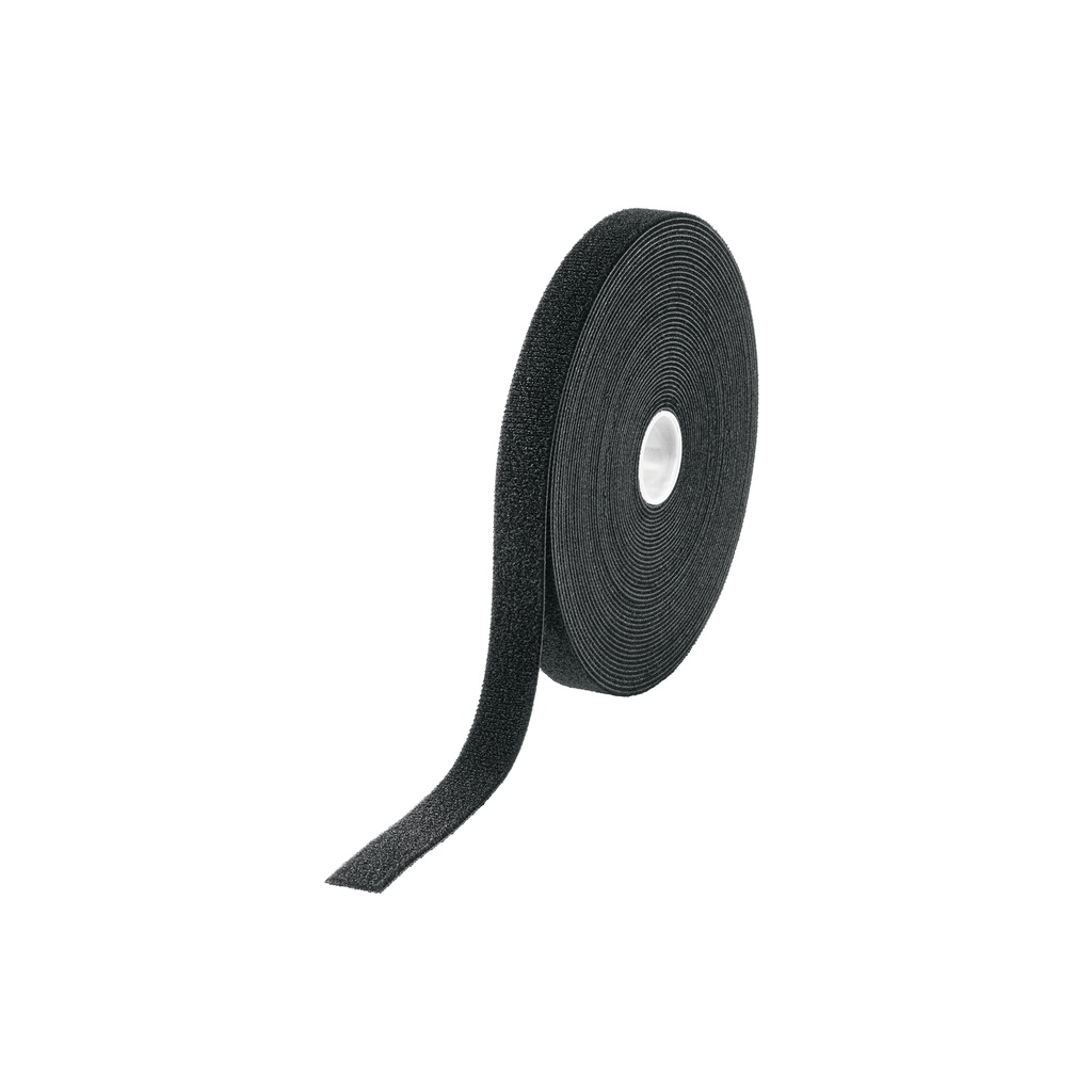 Rollo de 10 m de cinta reusable de contacto doble, Volteck