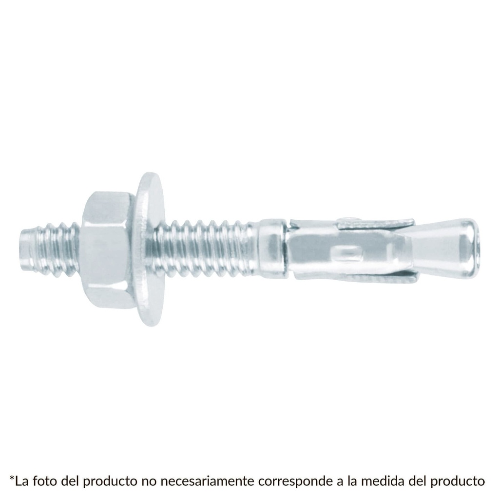 [TAE-1/4A3G] Caja con 100 taquetes arpón de 1/4" x 3", Fiero