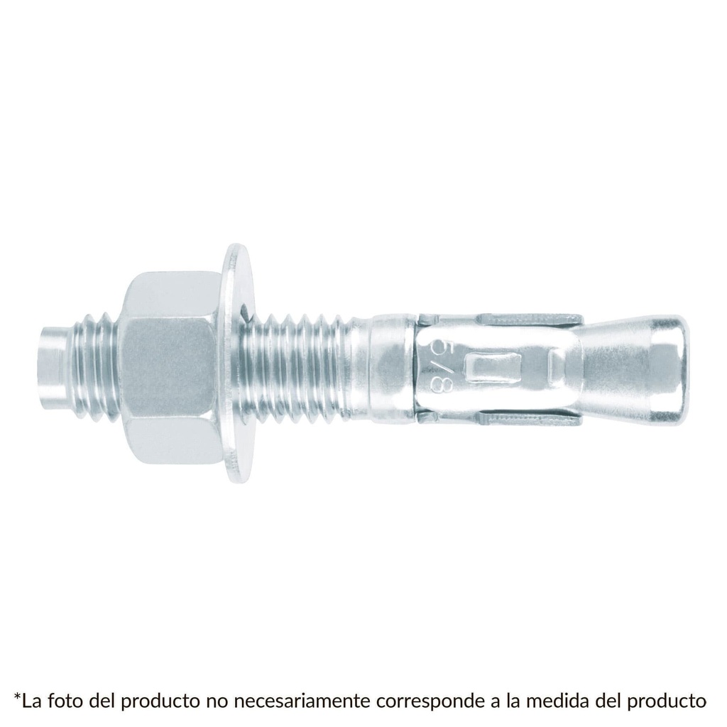 Caja con 25 taquetes arpón de 5/8" x 8-1/2", Fiero