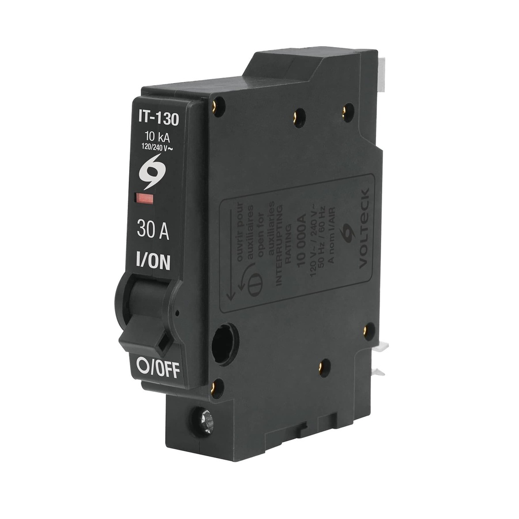 [IT-130] Interruptor de 1 polo 30A, enchufable, VOLTECK