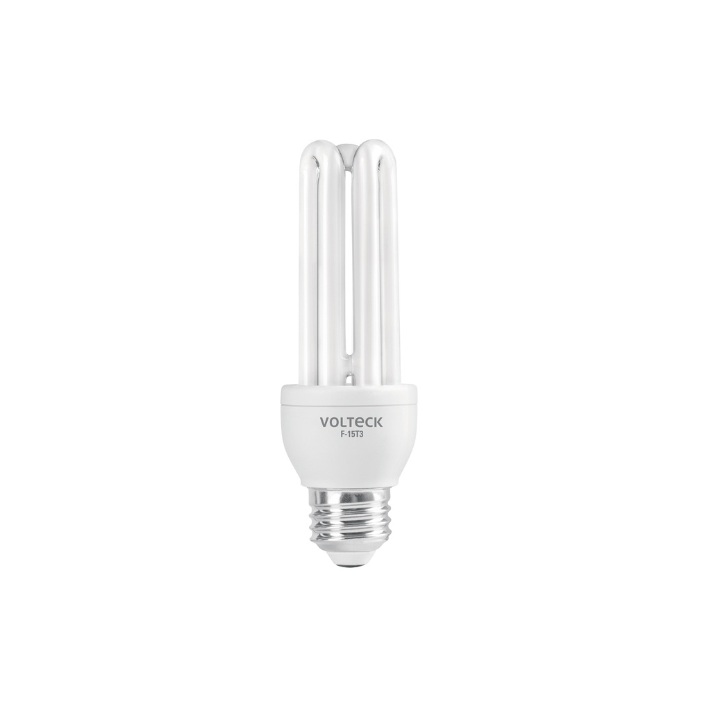 [F-15T3] Lámpara triple T3 15 W luz de día en blíster, VOLTECK
