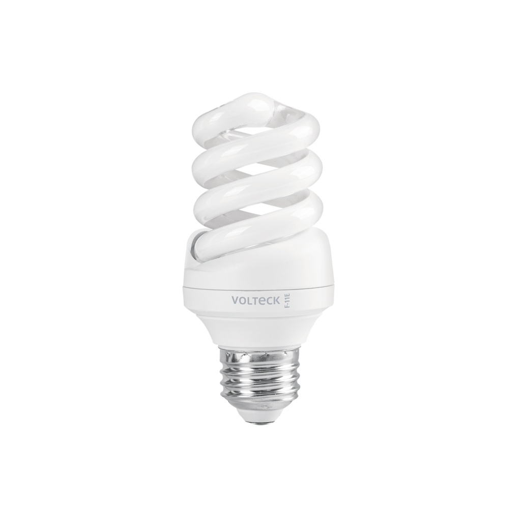 [F-11E] Lámpara espiral T3 11 W luz de día en blíster, Volteck