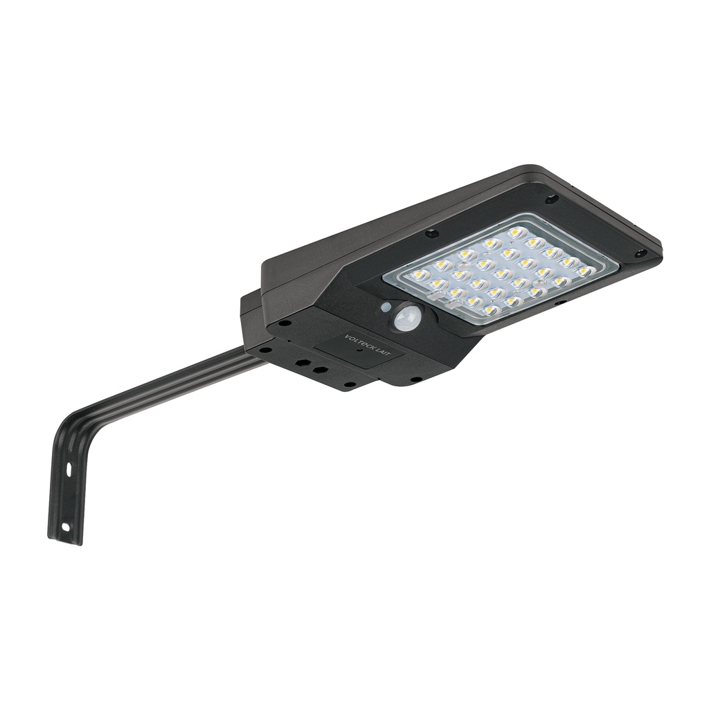 Luminario suburbano de LED 4 W con panel solar, Volteck