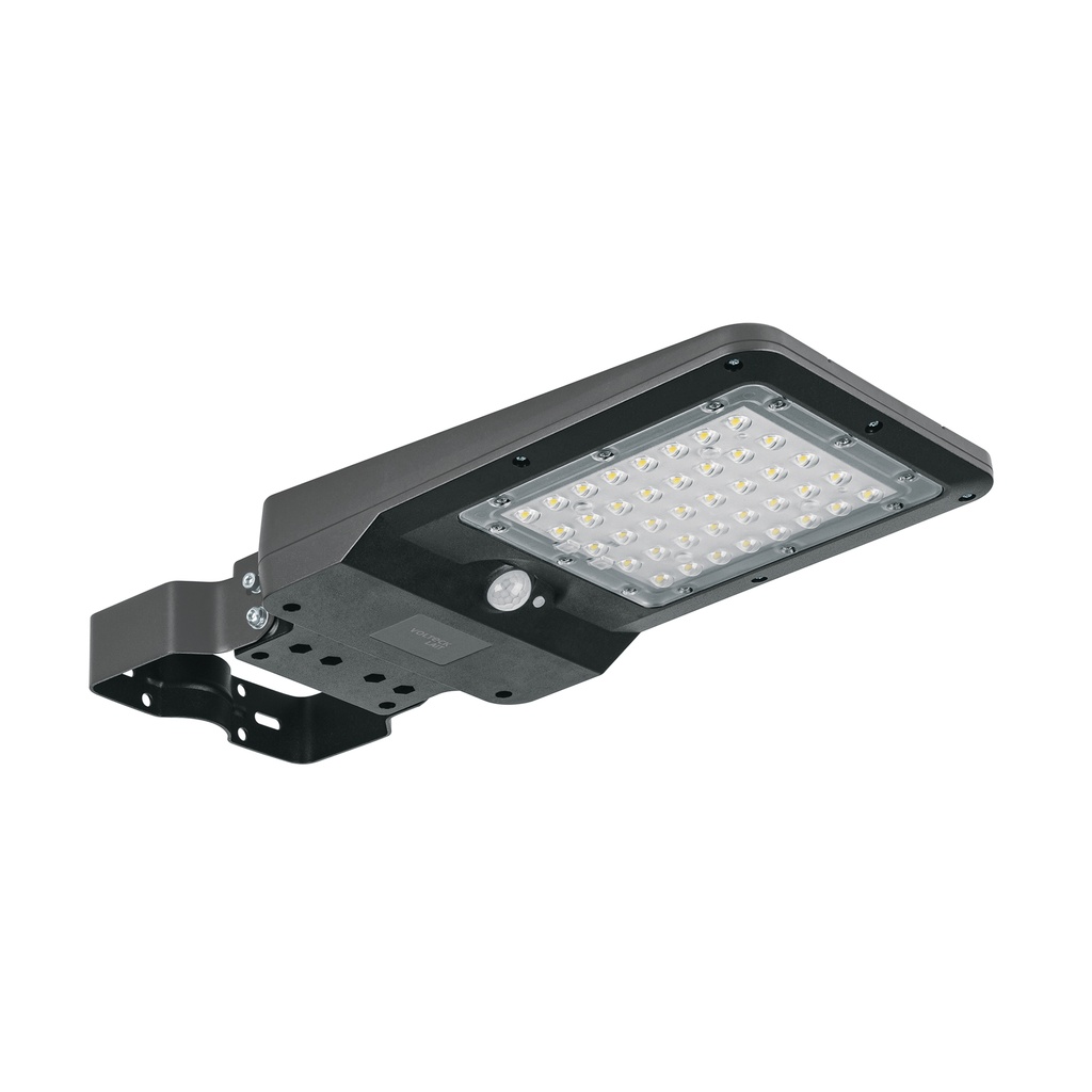 Luminario suburbano de LED 8 W con panel solar, Volteck
