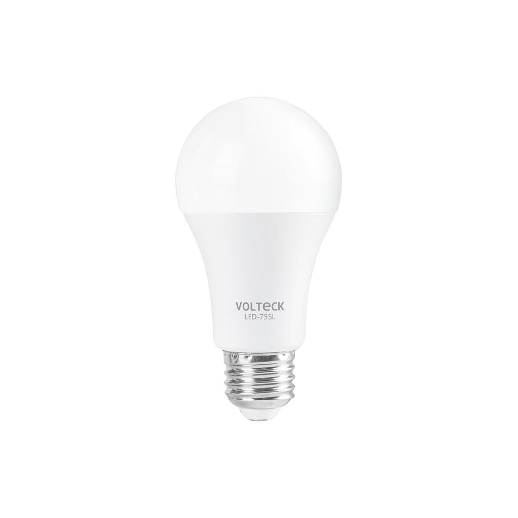 [LED-75SL] Foco LED 10W (75W) A19, sensor de luz, 6500K, VOLTECK