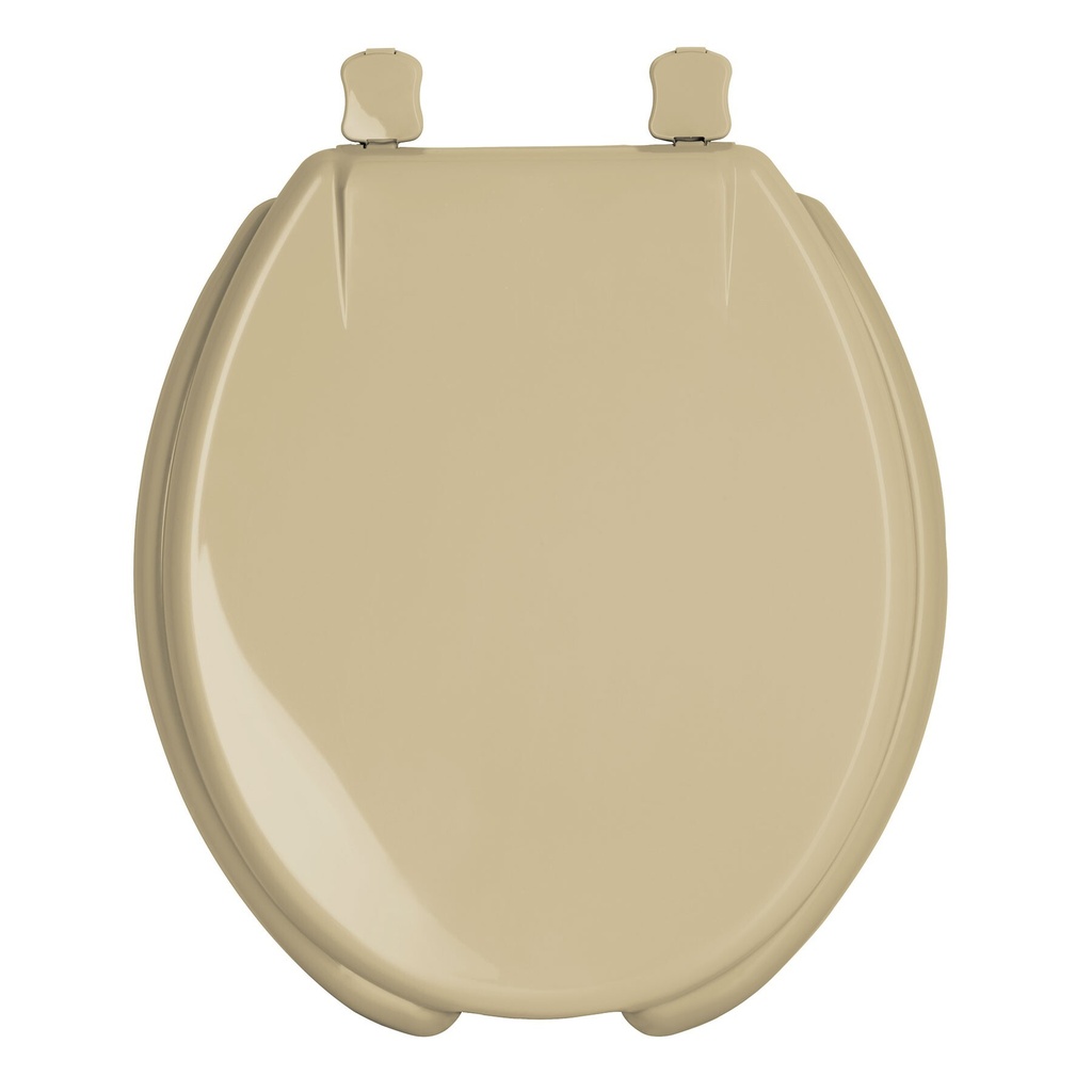[AWC-40C] Asiento redondo con tapa para WC, abierto, beige, FOSET