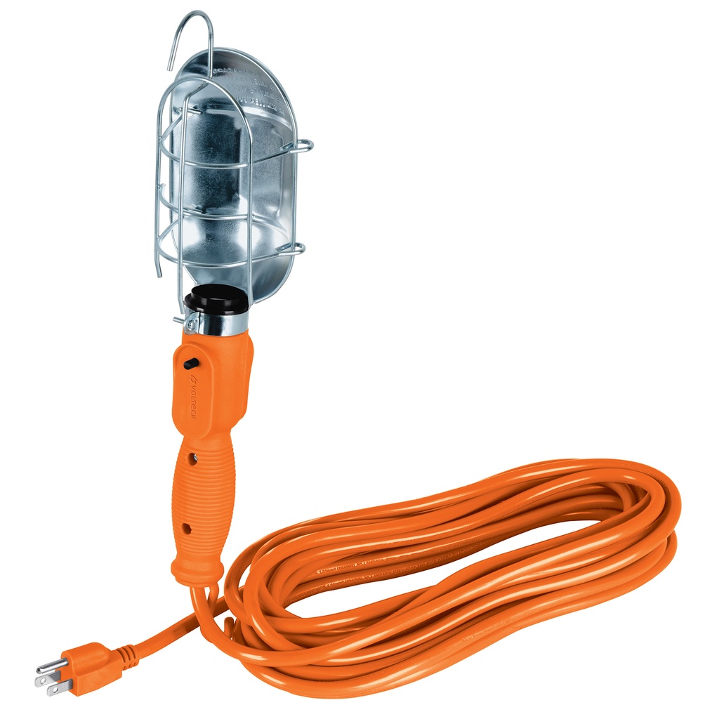 [LAT-8M] Lámpara de taller con canastilla metálica 7.5 m, VOLTECK