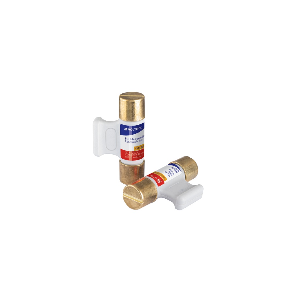 [FUS-30AB] Blíster con 2 fusibles 30A con agarradera, Volteck