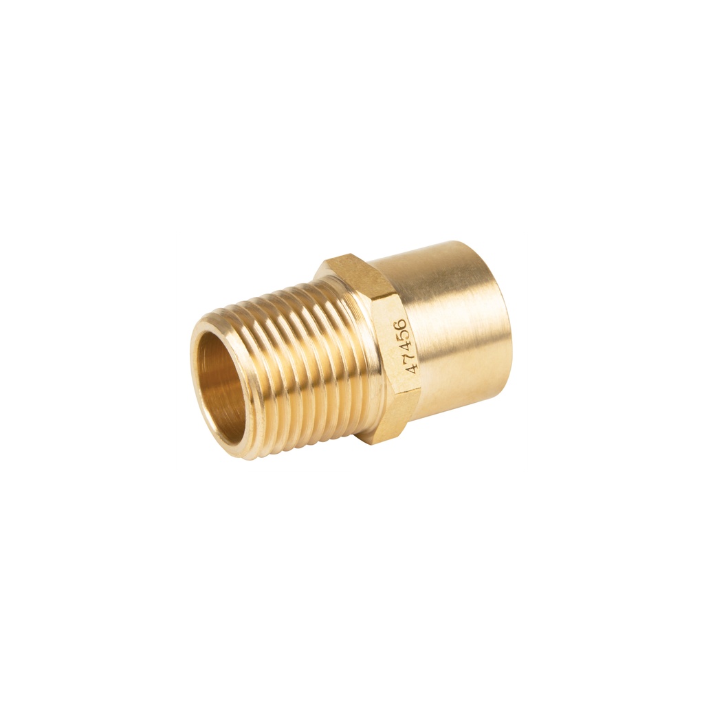 [CLG-656] Conector NPT soldable de latón, 1/2' X 3/8', FOSET