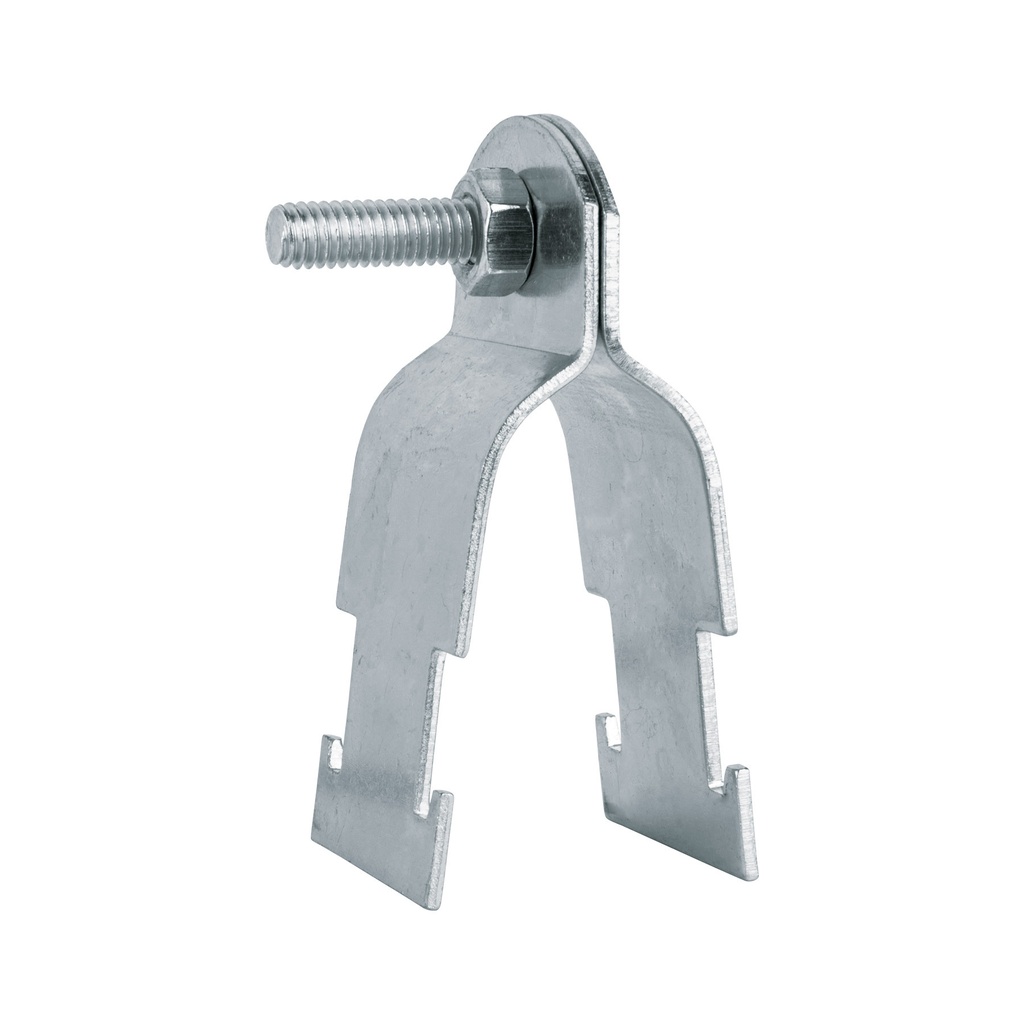 [PU-1A] Abrazadera para perfil monocanal de 1', VOLTECK