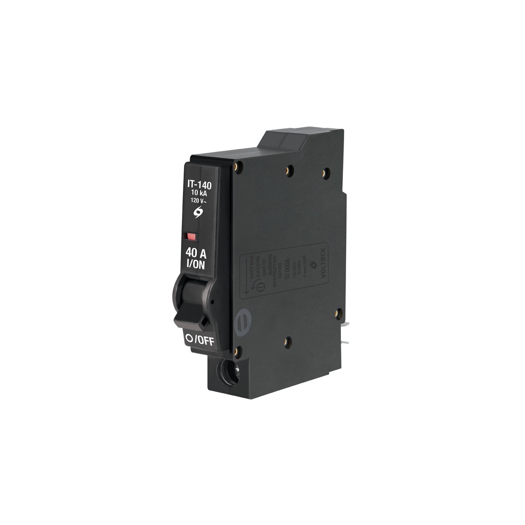 [IT-140] Interruptor de 1 polo 40A, enchufable, VOLTECK