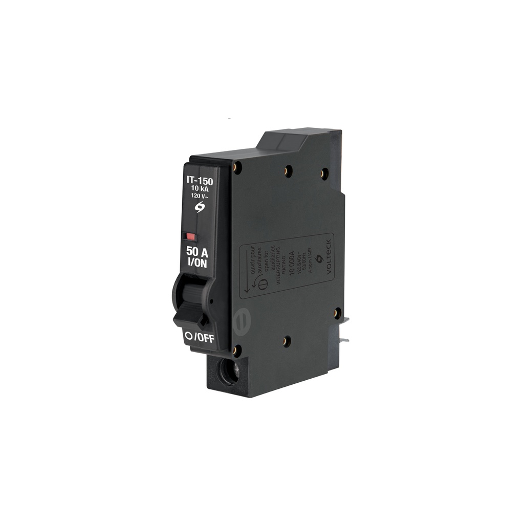 [IT-150] Interruptor de 1 polo 50A, enchufable, VOLTECK
