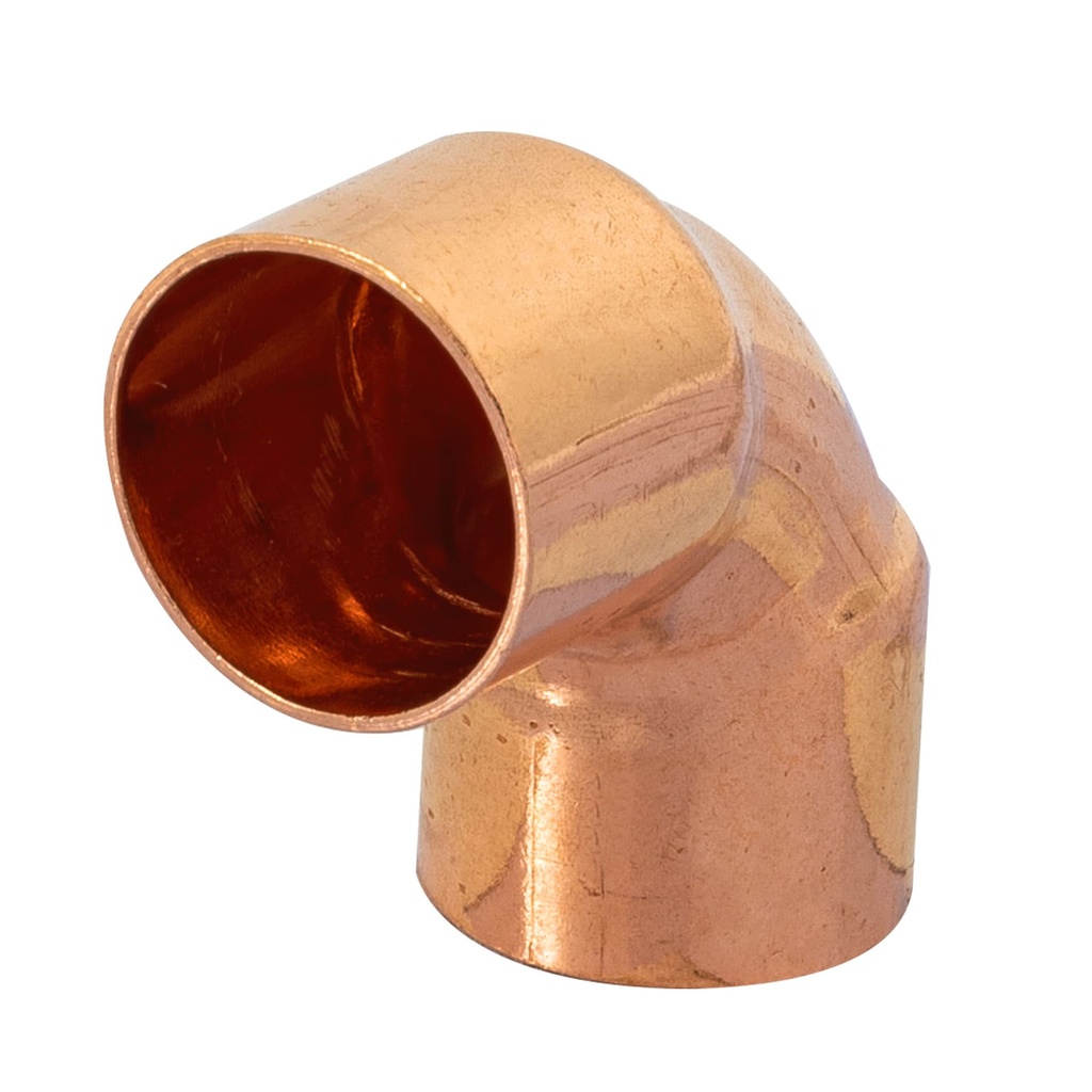 Codo de cobre 90° de 1/2", Foset Basic
