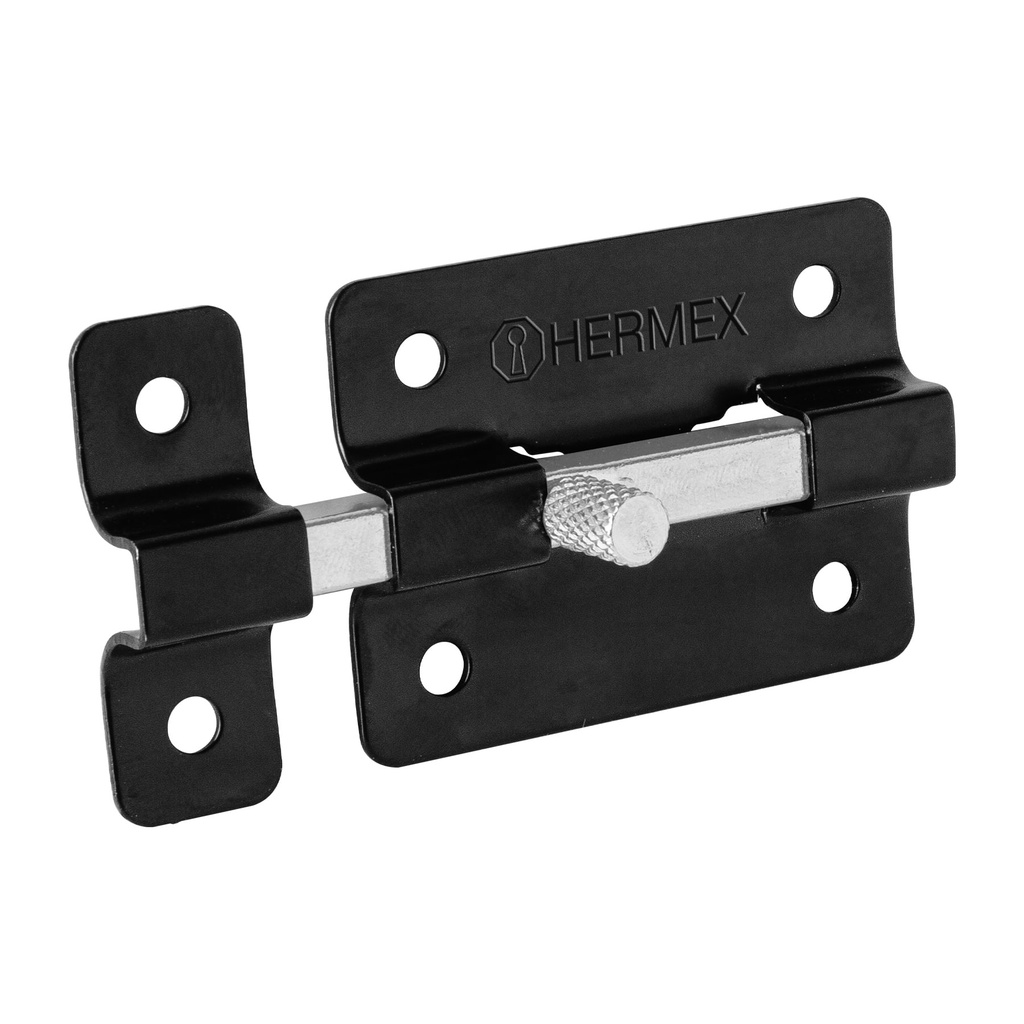 [PAN-35] Pasador de barra plana 2', negro, HERMEX