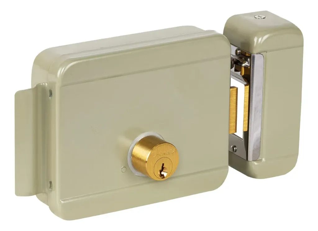 Cerradura electromecánica sin botón, derecha, Hermex