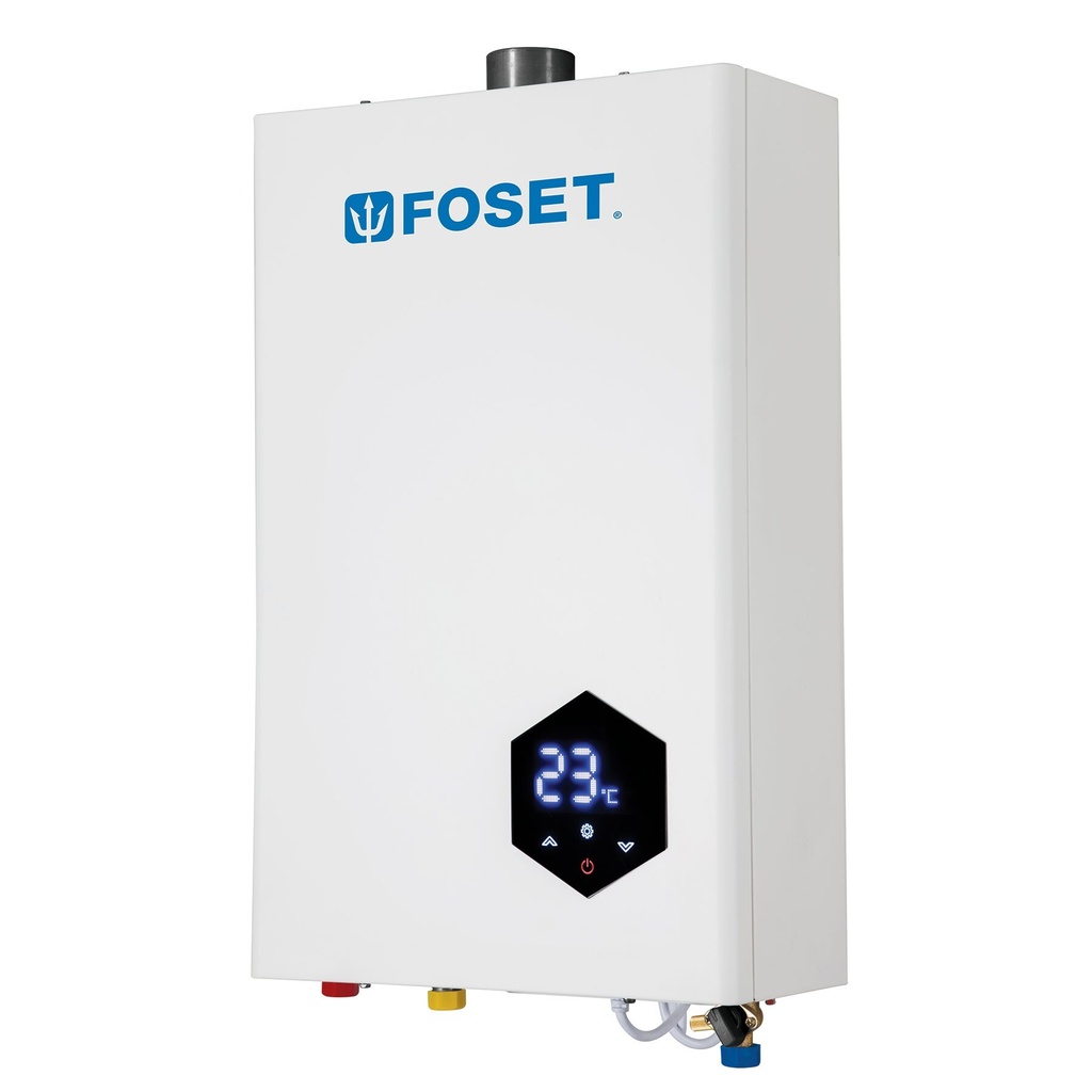 Calentador instantáneo modulante, 14L, 2 serv, gas LP, Foset