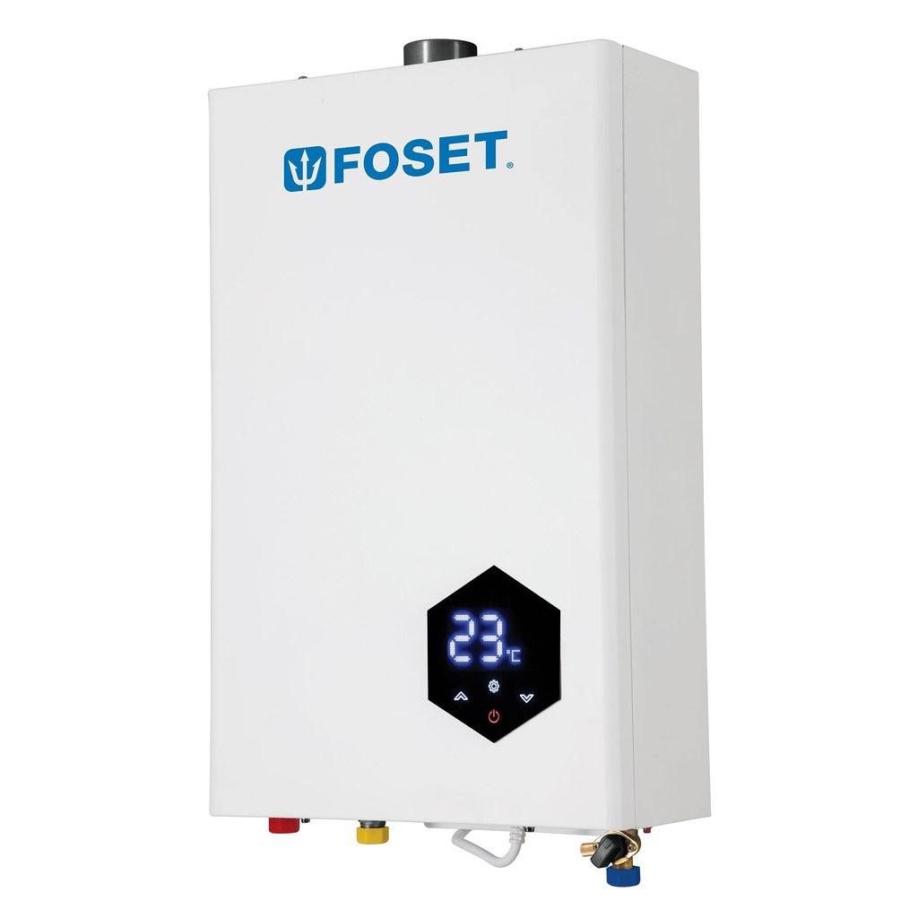 Calentador instantáneo modulante, 16L, 3 serv, gas LP, Foset