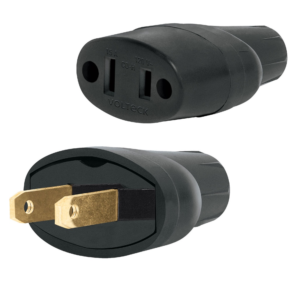[CL-COH] Clavija y contacto de hule, bolsa con 2 pzas, VOLTECK
