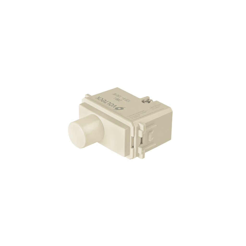 [DIM-I] Dimmer giratorio, línea Italiana, marfil, Volteck