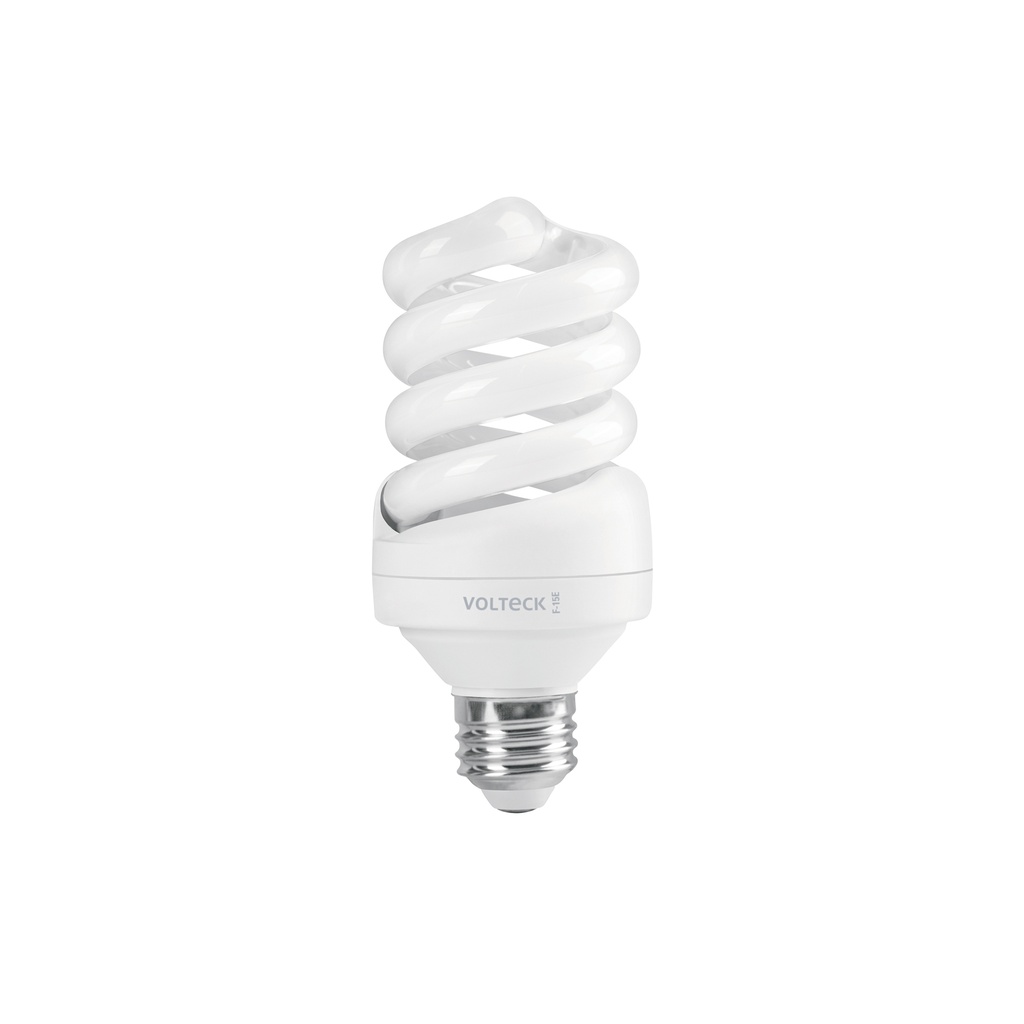 [F-15E] Lámpara espiral T4 15 W luz de día en blíster, Volteck