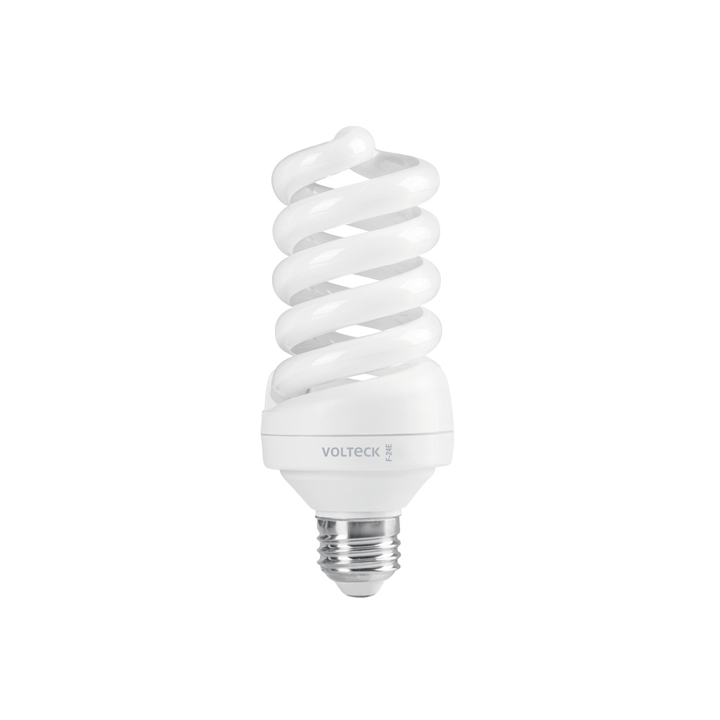 [F-24E] Lámpara espiral T4 24 W luz de día en blíster, VOLTECK